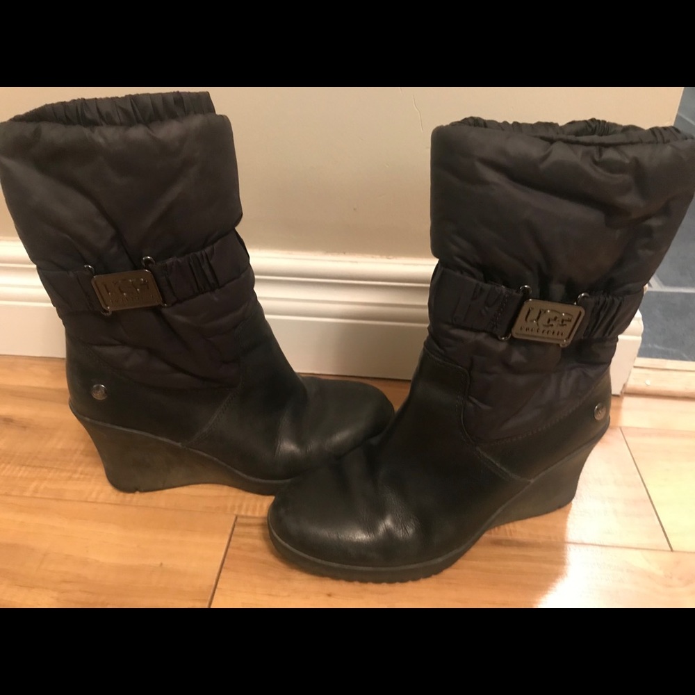 Ugg wedge winter boots